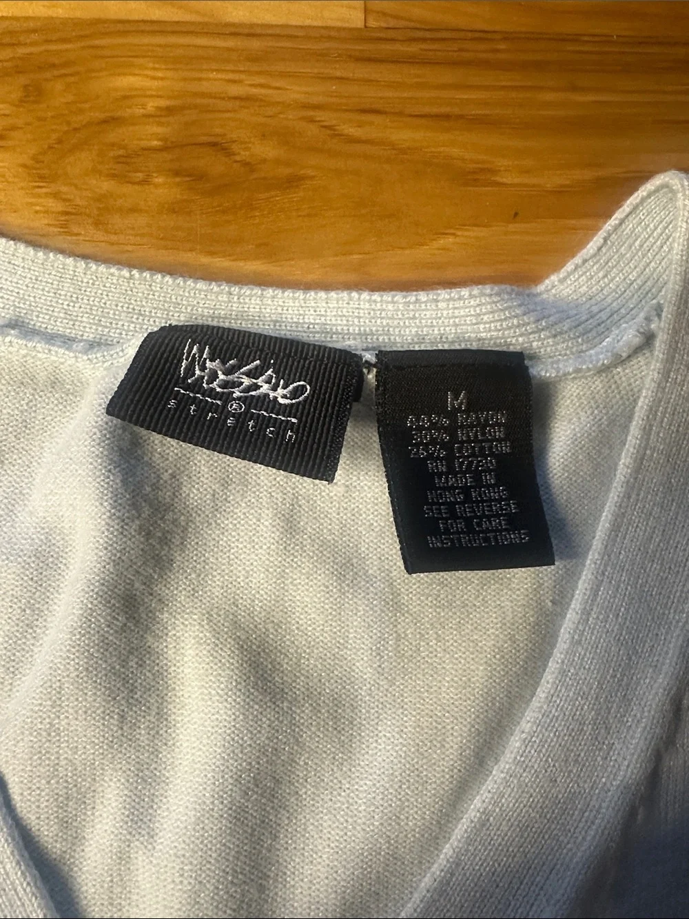 Mossimo Supply Co. Light Blue V-Neck Women's Sweater